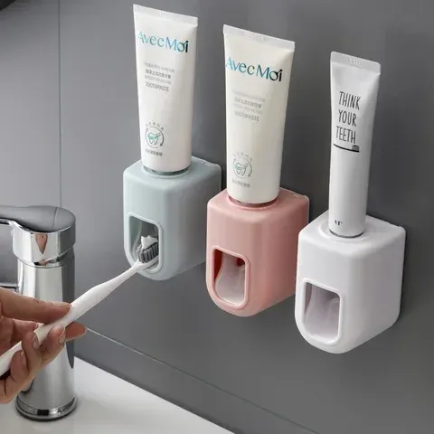 Automatischer Wandspender für Zahnpasta Set