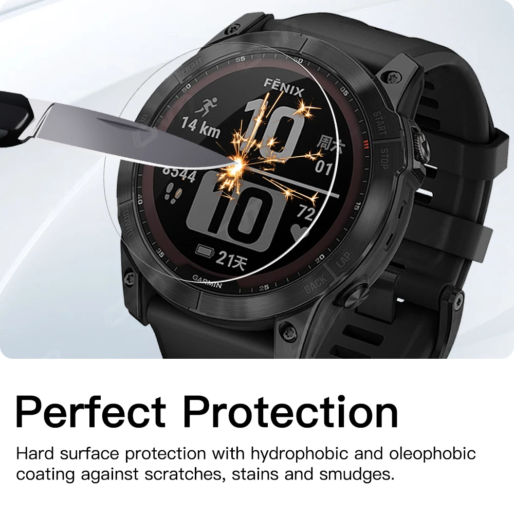 Gehärtete Glas-Displayschutzfolie für Garmin Smartwatch 4