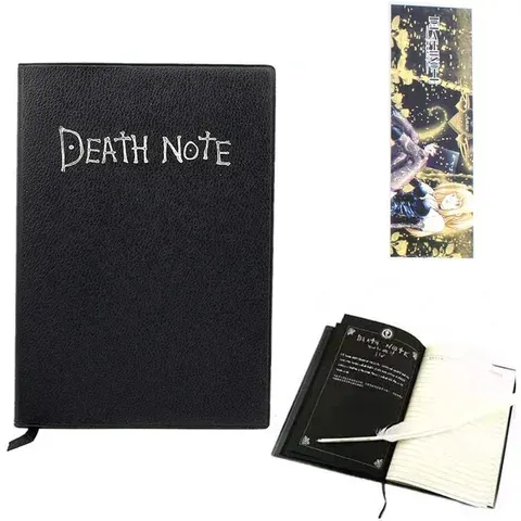 Anime-Notizbuch-Set mit Federstift