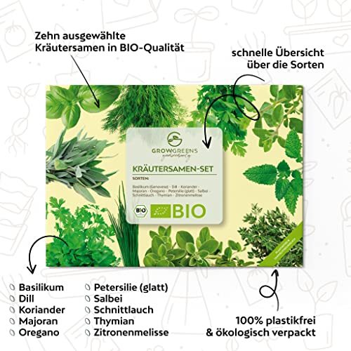 Bio-Kräutersamen-Set für Balkon und Garten 2