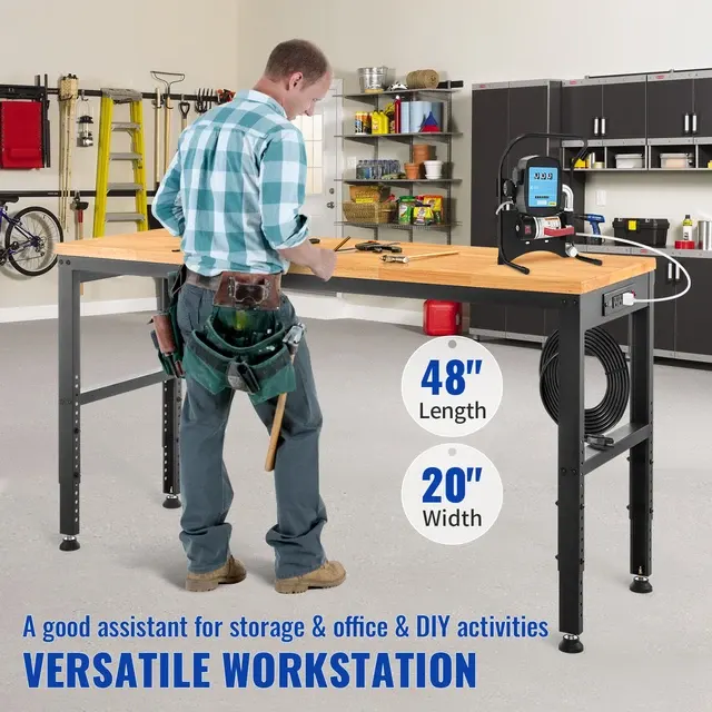 Höhenverstellbare Garagenwerkbank 2