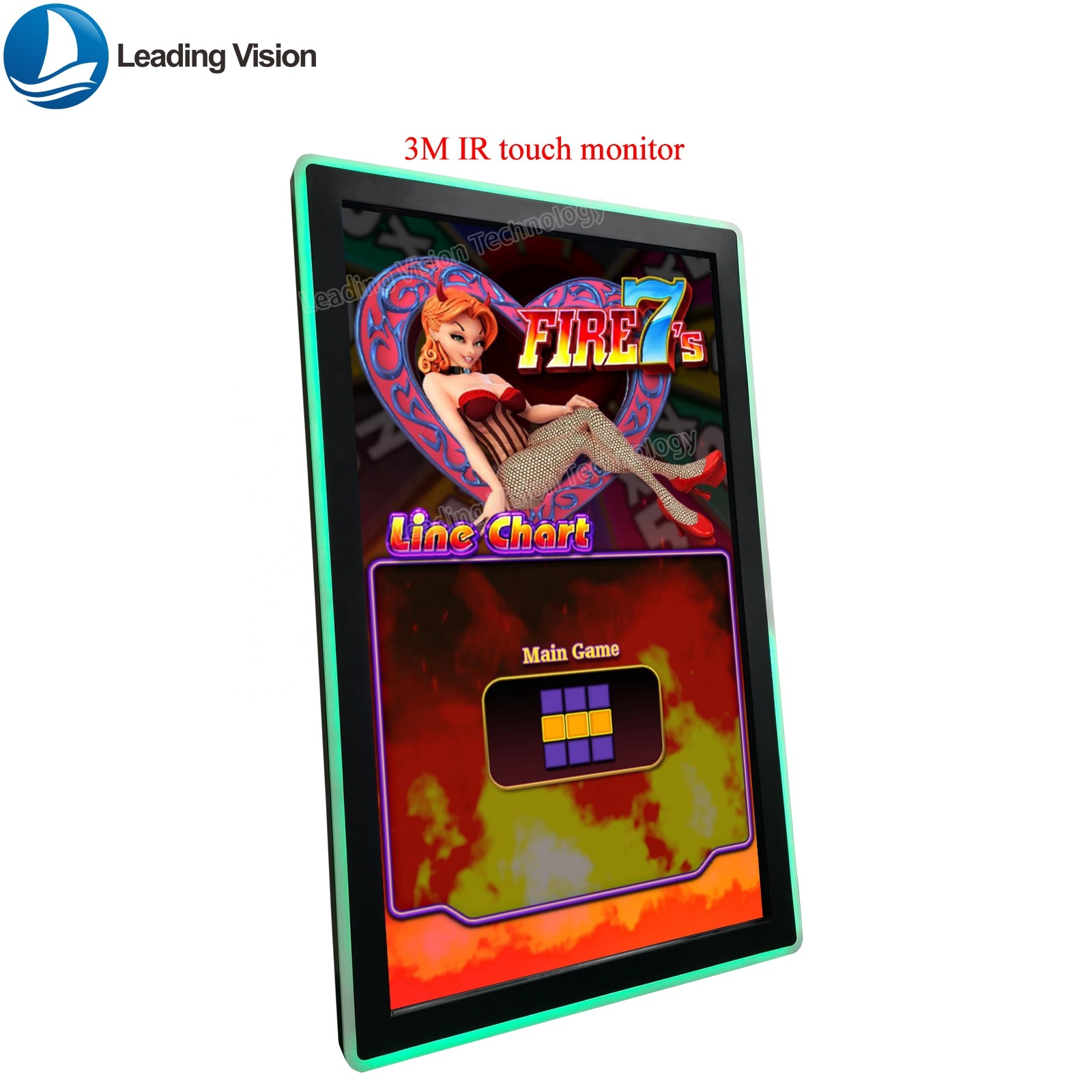 43-Zoll-Touch-Monitor mit Full HD und LED-Lichtleiste