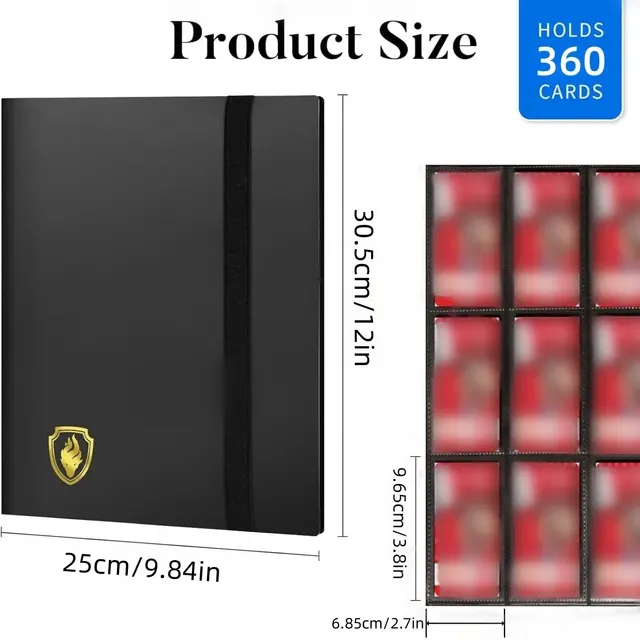 9-Taschen-Sammelkartenalbum mit 360 Seiten 3