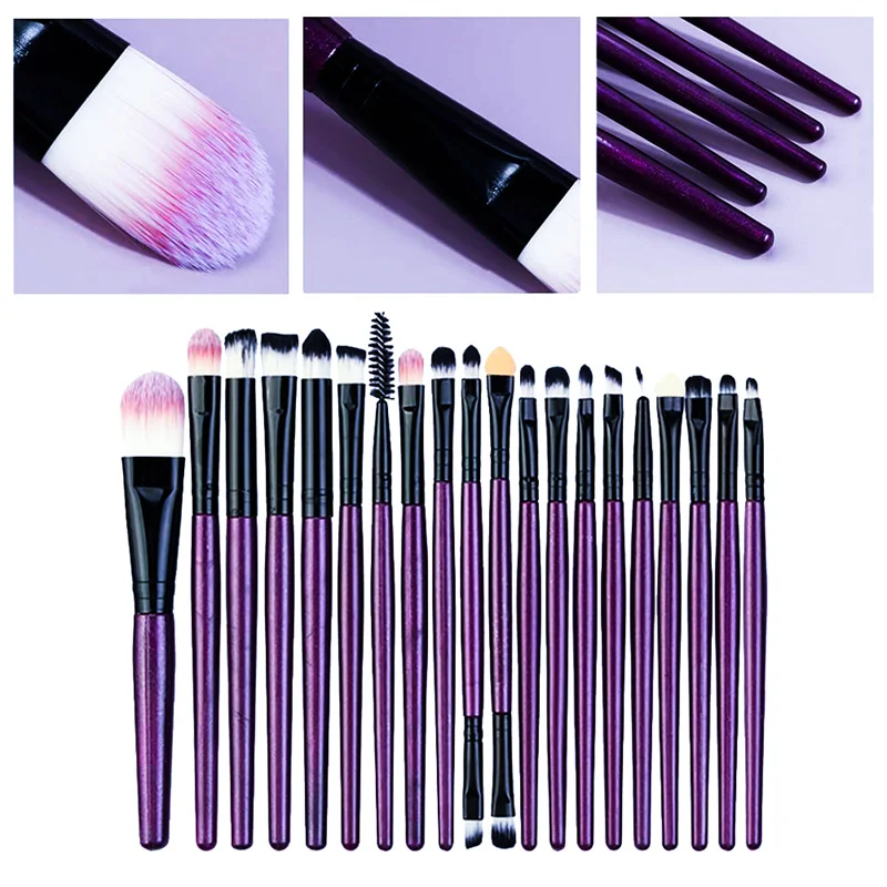 20-teiliges Make-up-Pinsel-Set für Augen 2