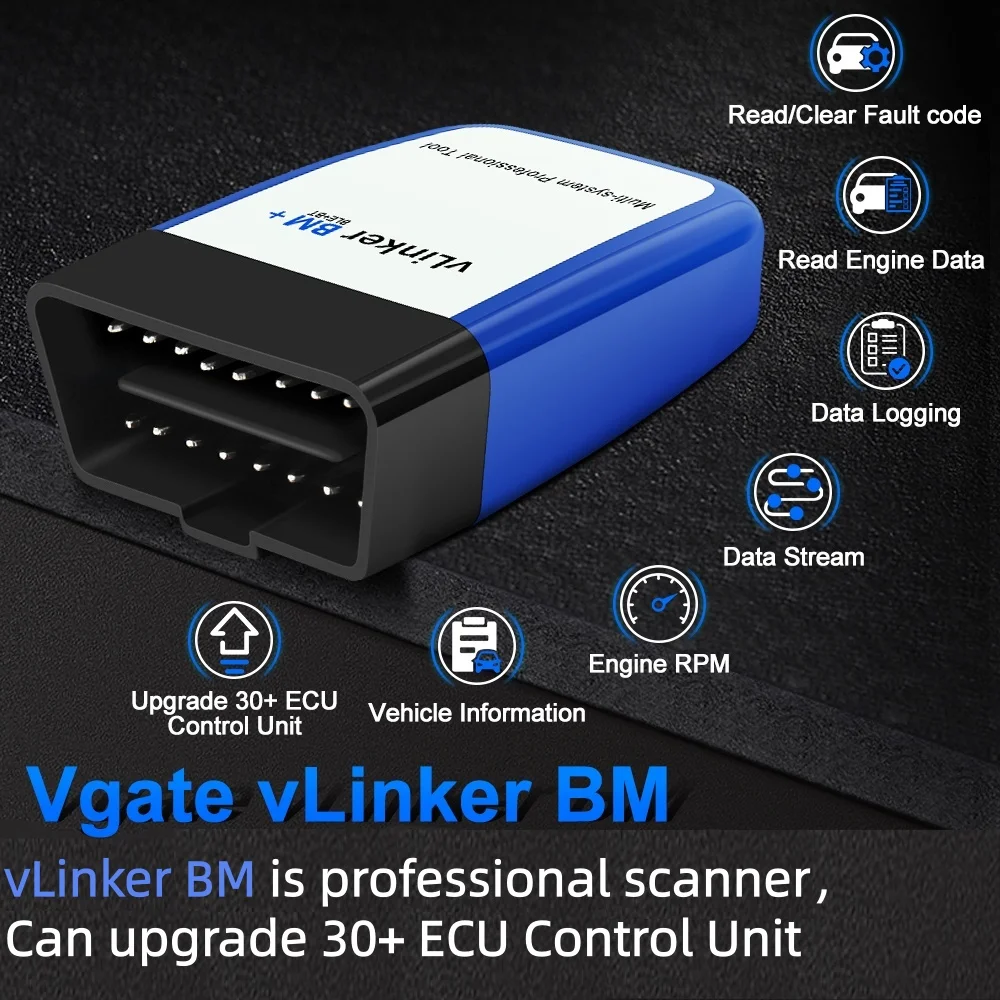 OBD2-Bluetooth-Diagnosegerät für Autos, ELM327 2