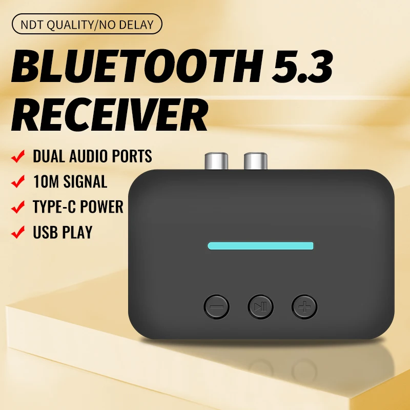 Bluetooth 5.3 Audio-Empfänger mit AUX 2