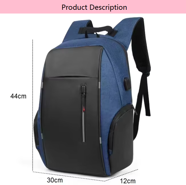 Wasserdichter Business Laptop-Rucksack mit USB-Anschluss 2