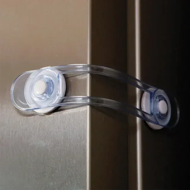 Transparente Schubladen-Sicherheitsverriegelung für Babys 4