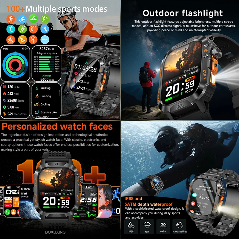 Militär-Smartwatch 4