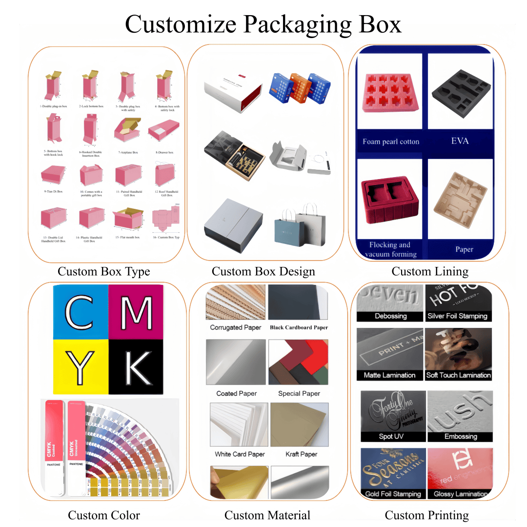 Klapp-Geschenkbox Papier Doppelseitig Bedruckt 4