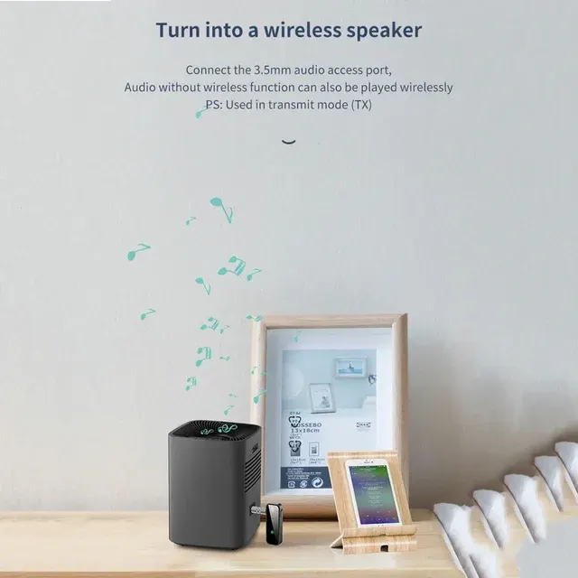 Bluetooth-Audio-Empfänger mit 3,5-mm-AUX 4