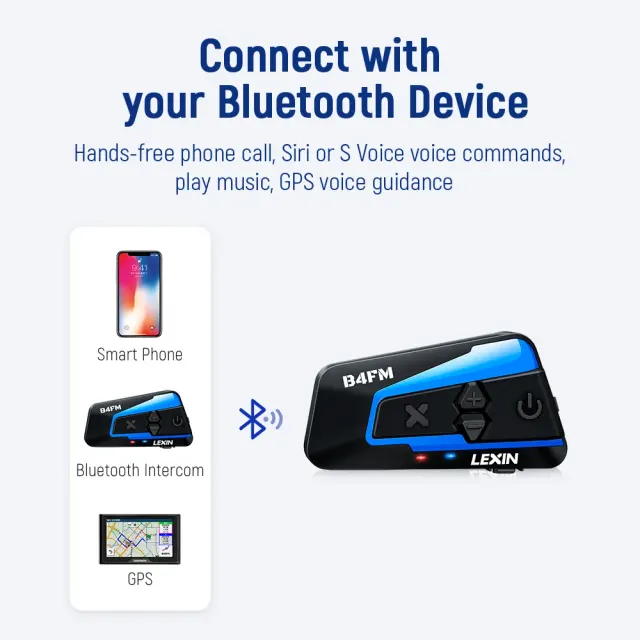 Motorrad-Bluetooth-Headset für 10 Fahrer 3