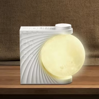 Moderne USB-Mondlampe mit Berührungsdimmer