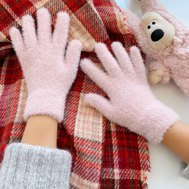 Plüsch-Winterhandschuhe 4