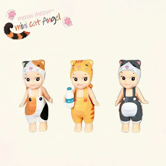 Kawaii Katzen-Blindbox-Figur mit Kleidung 3