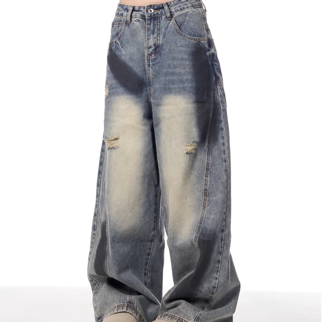 Damen Wide-Leg Jeans