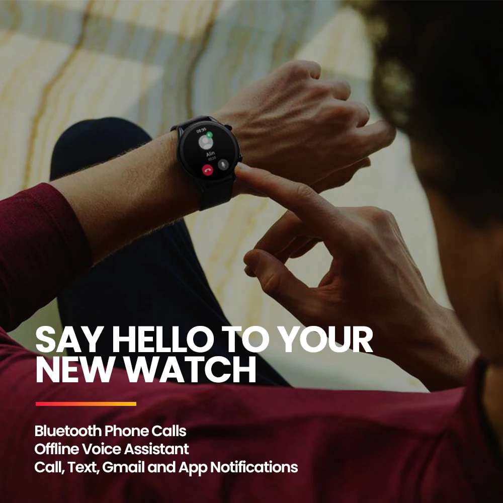 Sprach-Smartwatch mit großem HD-Display 4