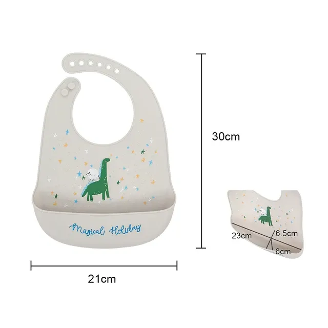 Wasserdichtes Baby-Lätzchen aus Silikon 2