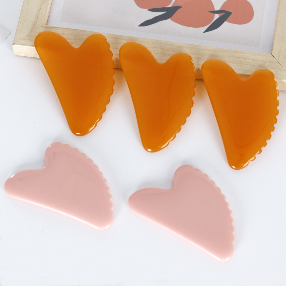 Gua-Sha-Set aus Kristall für Gesicht und Körper 4