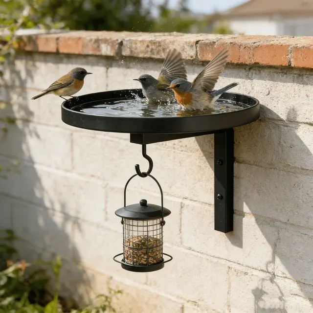 Wand-Vogelbad 2