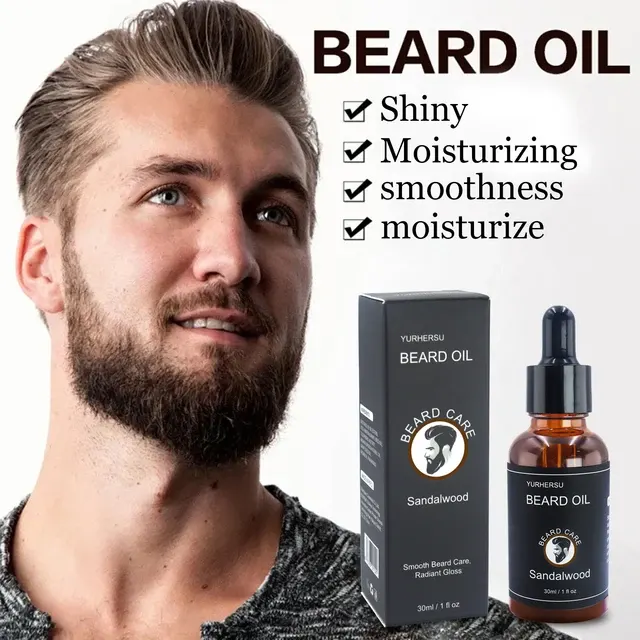 Bartwuchsöl für dichten, weichen Bart, 30 ml 4