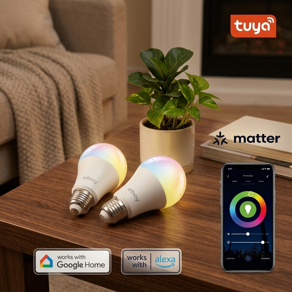 Smarte LED-Lampe mit App
