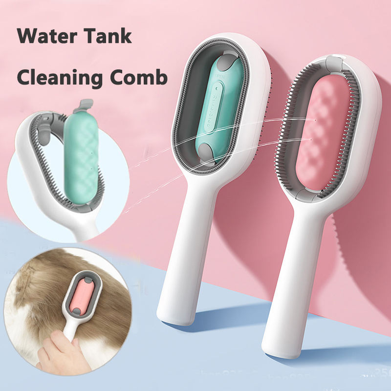 4-in-1 Katzenbürste mit Wassertank