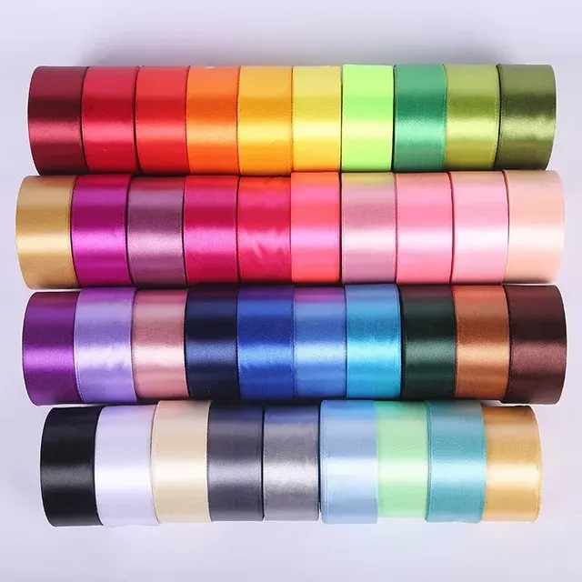 Satinbänder 40 mm, 25 Yards Rolle 2