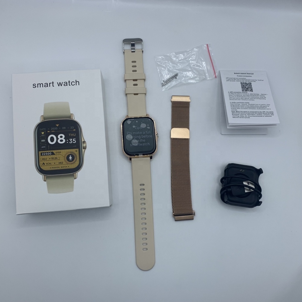 Edelstahl-Smartwatch IP67 für Damen und Herren 3