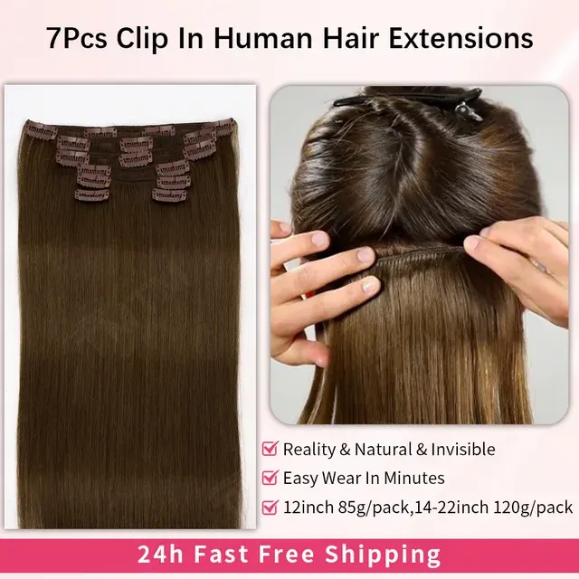 Clip-in-Haarverlängerungen 2