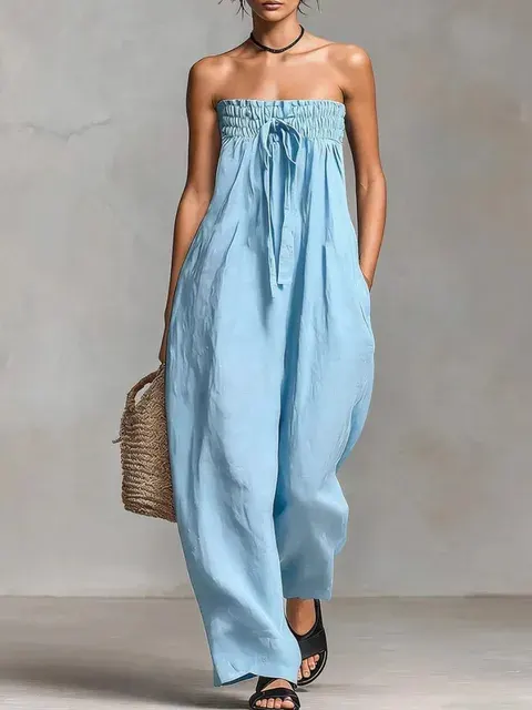 Damen-Jumpsuit ärmellos 1