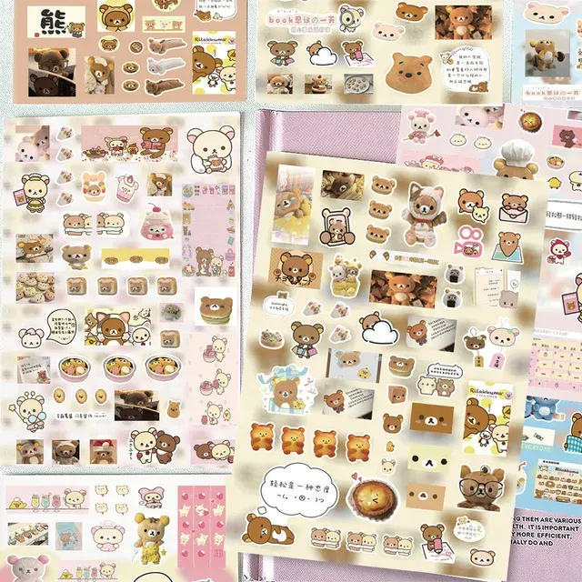 Rilakkuma Cartoon Aufkleber-Set für Kinder 2