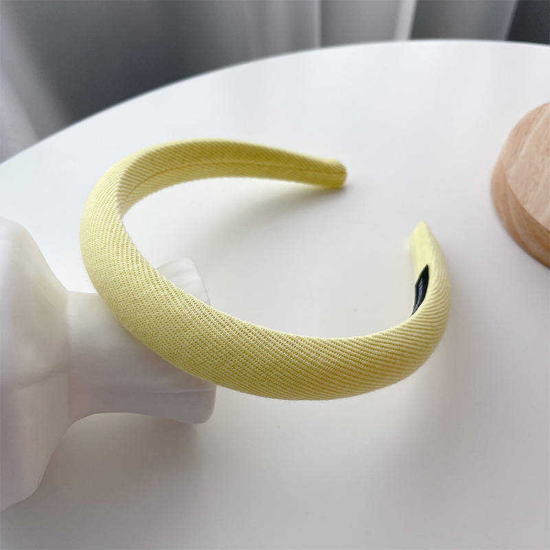 Breites Retro-Stirnband aus Satin
