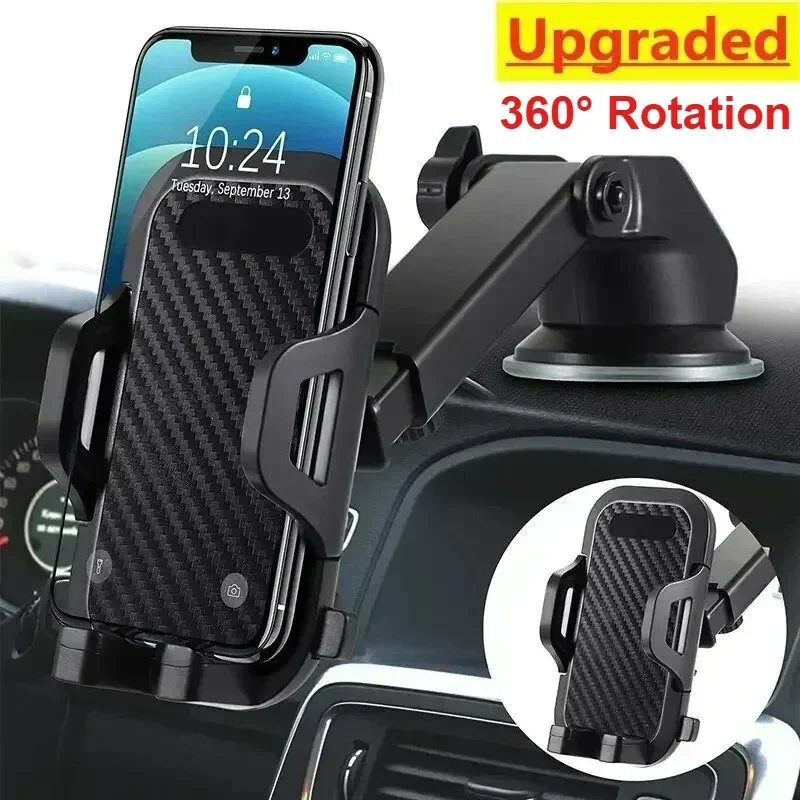 360°-Drehbarer Auto-Handyhalter mit Saugnapf 4