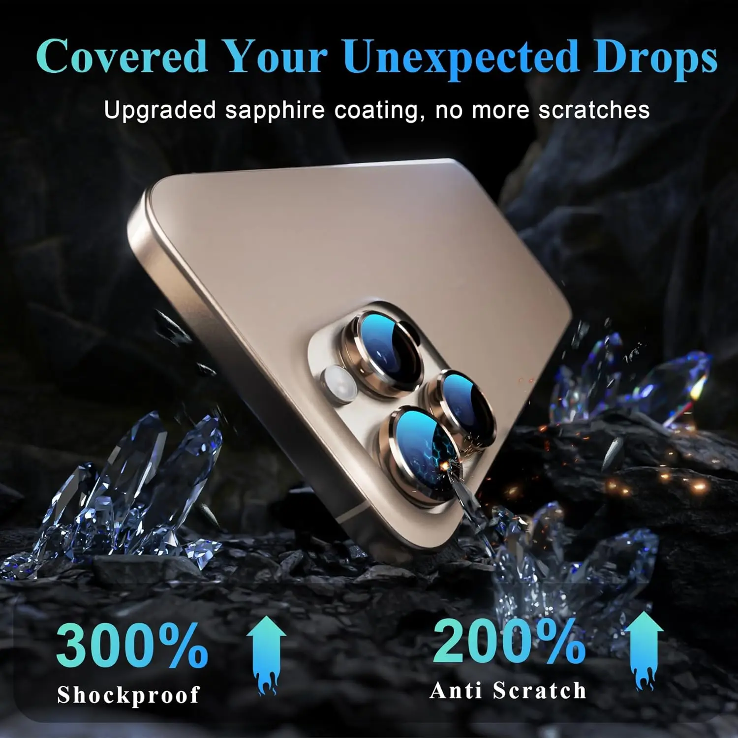 Gehärteter Kameraschutz aus Glas für iPhone 4