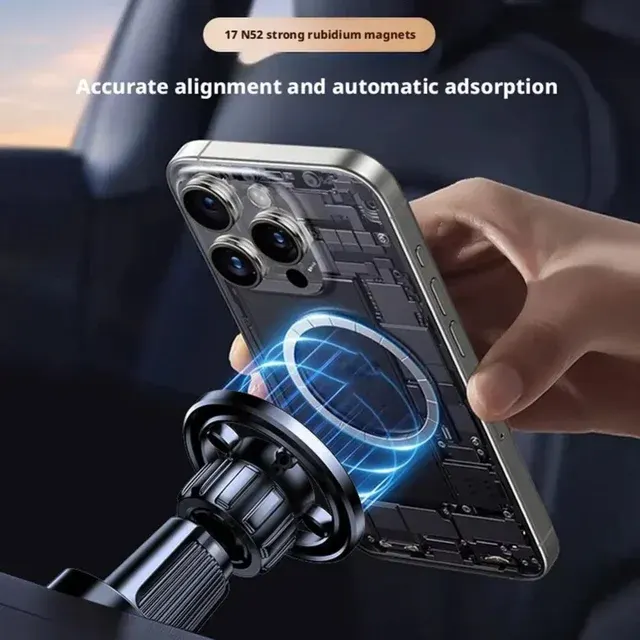 Universelle Magnet-Handyhalterung für Lüftungsschlitze 4