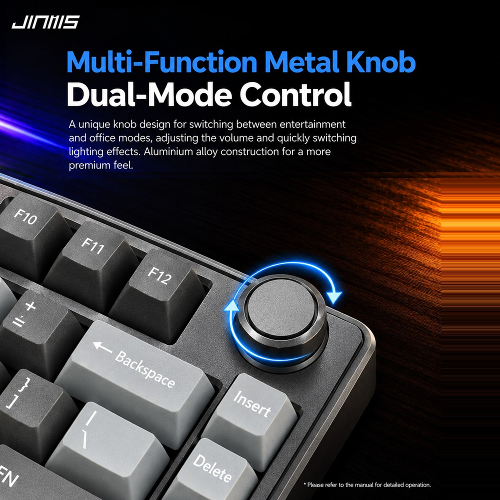 Kabellose 75%-Gaming-Tastatur mit RGB 3