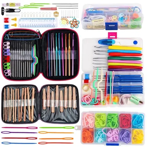 Häkelnadel-Set mit Koffer