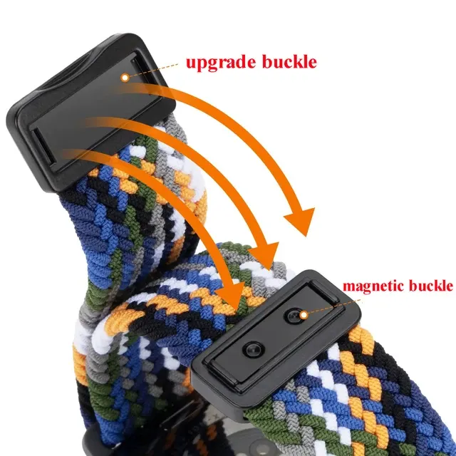 Geflochtenes Nylon-Armband für Xiaomi Redmi Watch 3