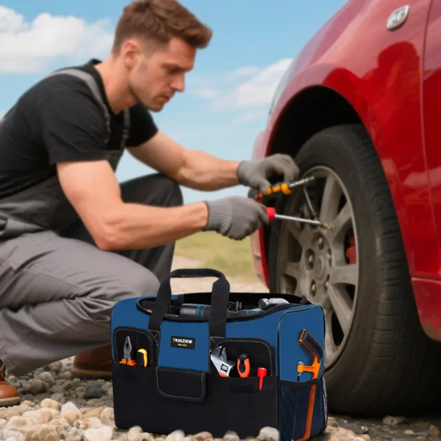 17-Zoll-Elektriker-Werkzeugtasche mit 6 Taschen 4