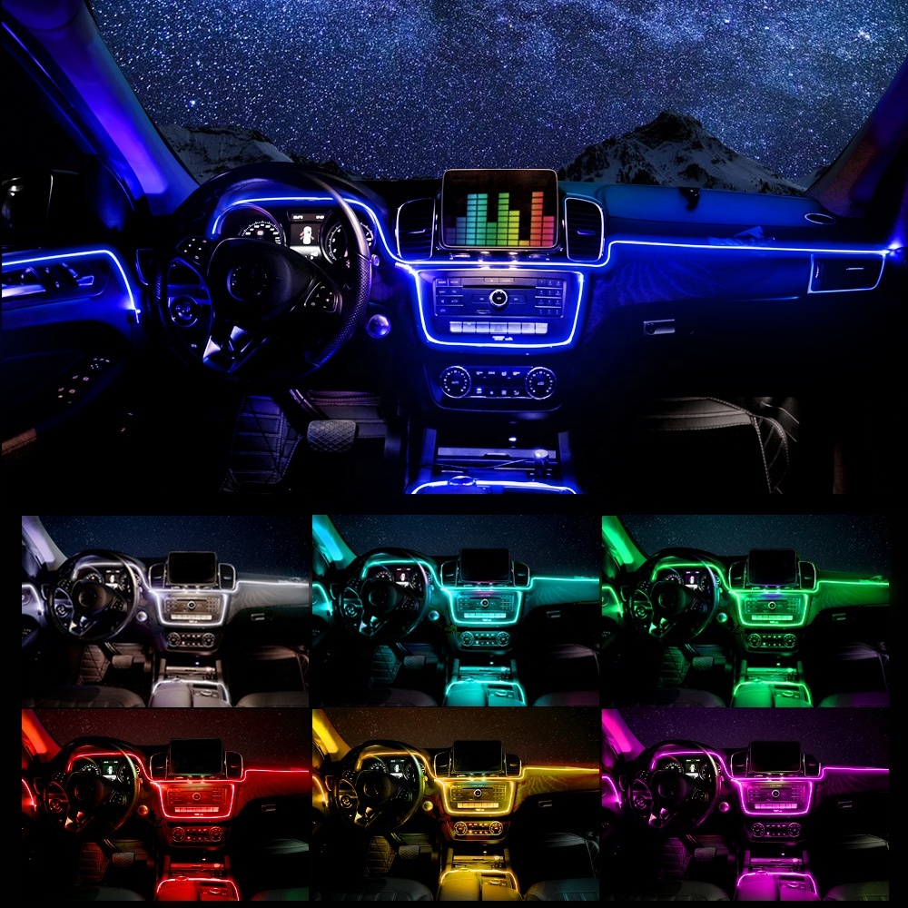 5M RGB LED-Streifen für Autoinnenraum 4