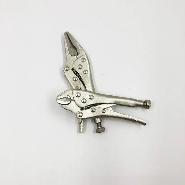 5-Zoll Mini-Spannzange mit gebogenen Backen 4