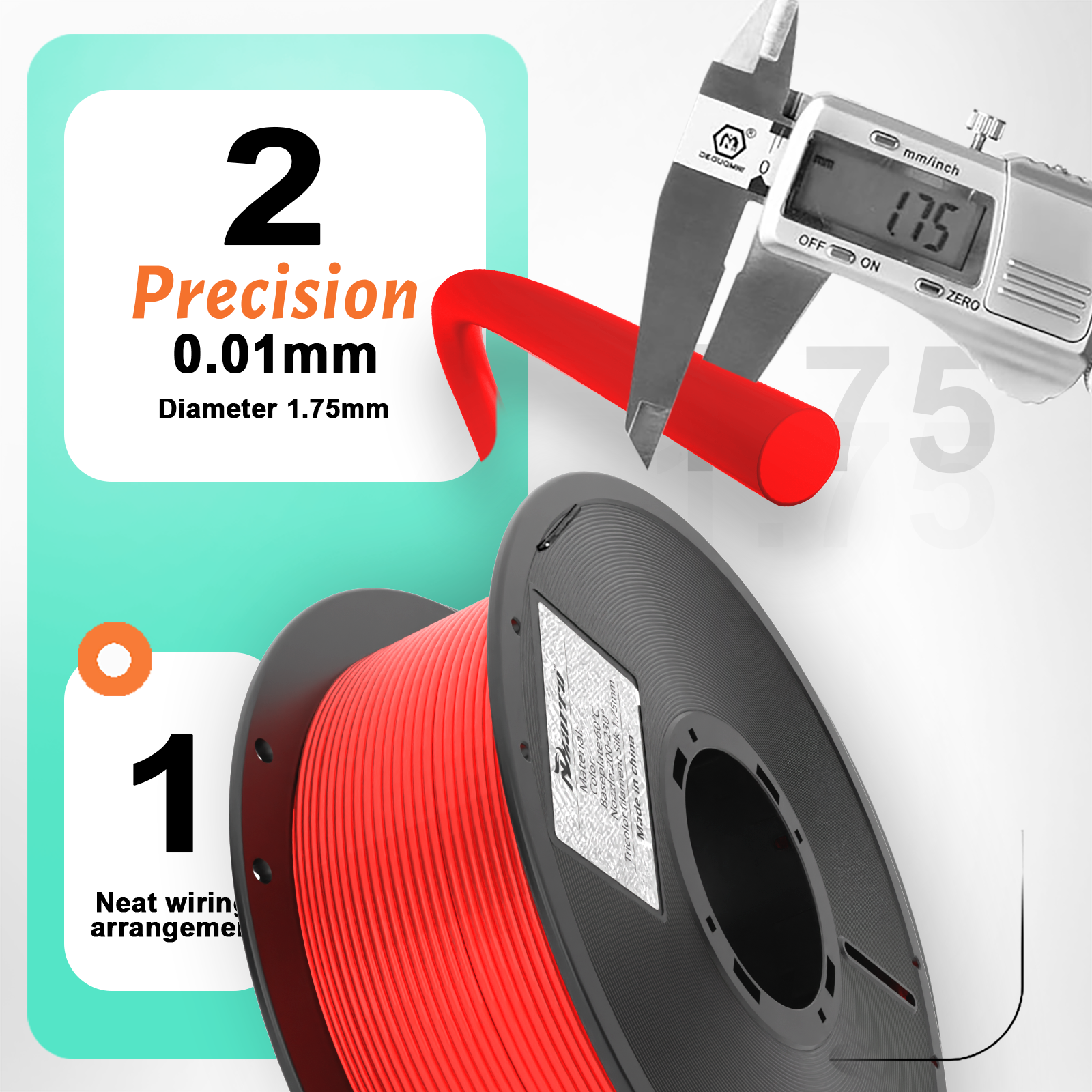 PLA-Filament 1,75 mm 1 kg Spule 4