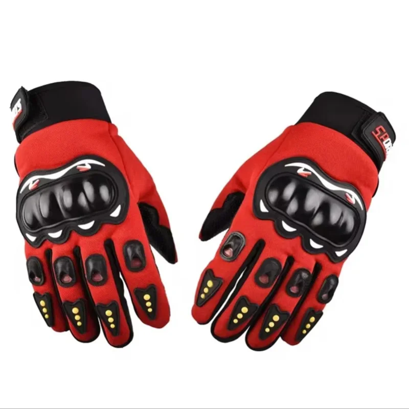 Atmungsaktive Vollfinger-Motorradhandschuhe für Racing 4