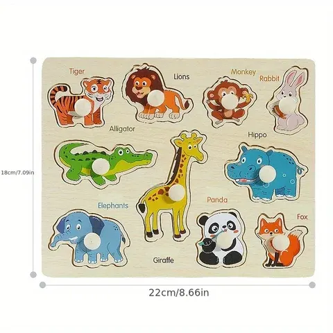 Montessori-Geometrie-Puzzleboard für Kleinkinder
