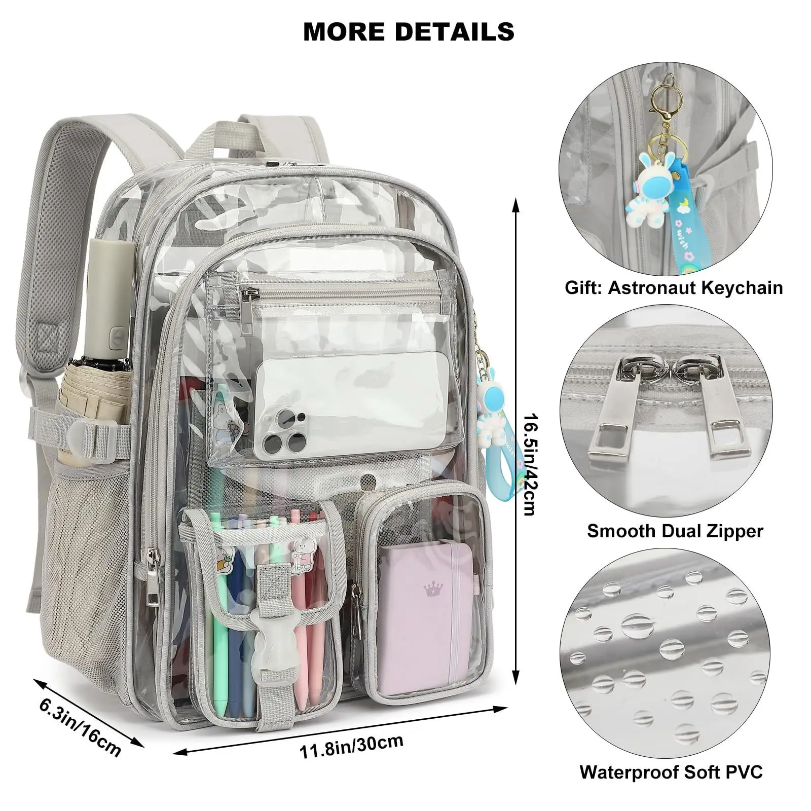 Transparenter Rucksack 4