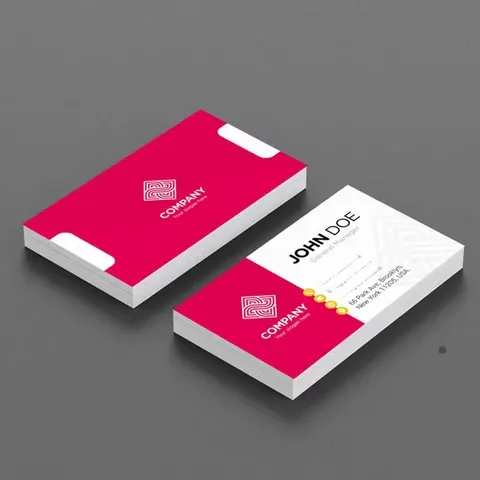 Doppelseitige Mini-Visitenkarten 300g Papier