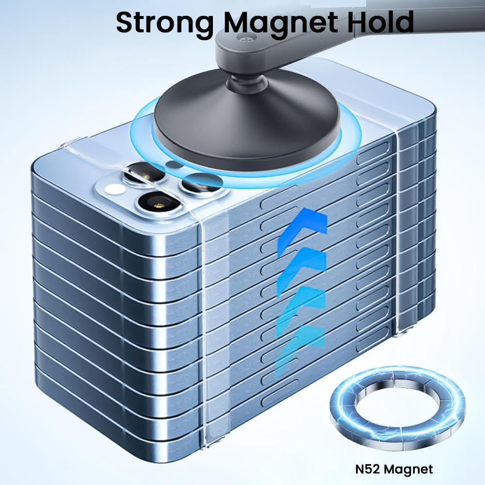 Faltbare Magnet-Handyhalterung für Monitor-Rückseite 2