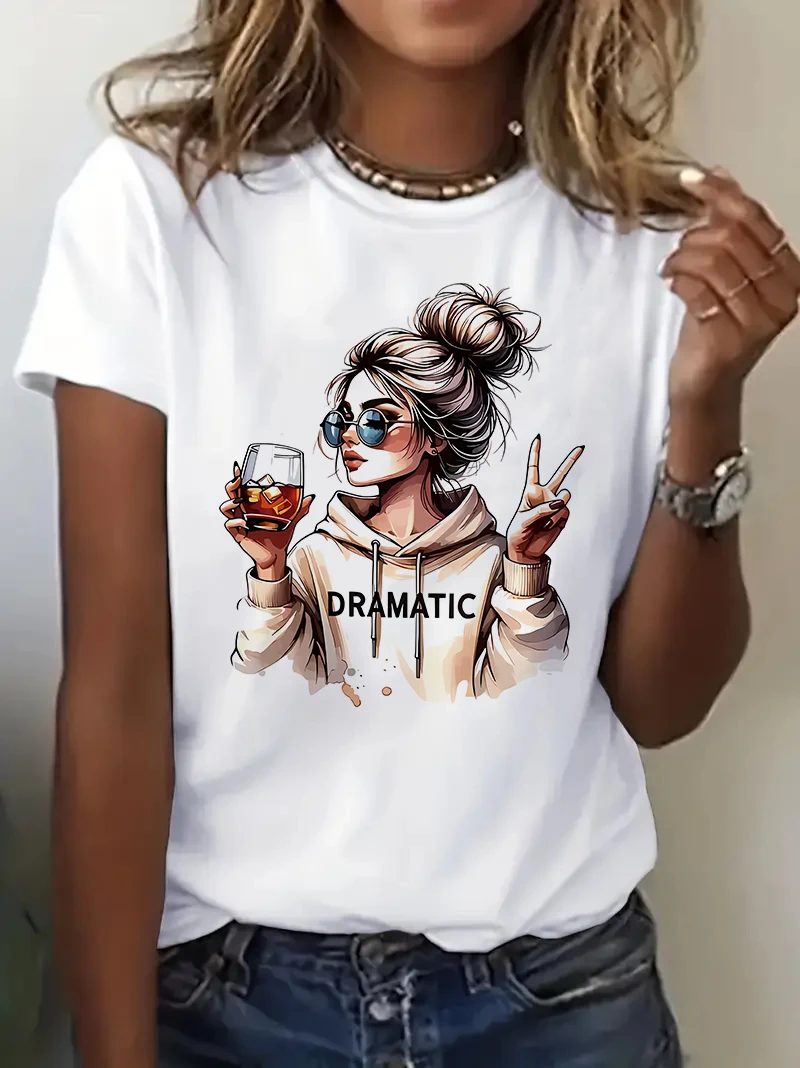 Damen-T-Shirt mit Print