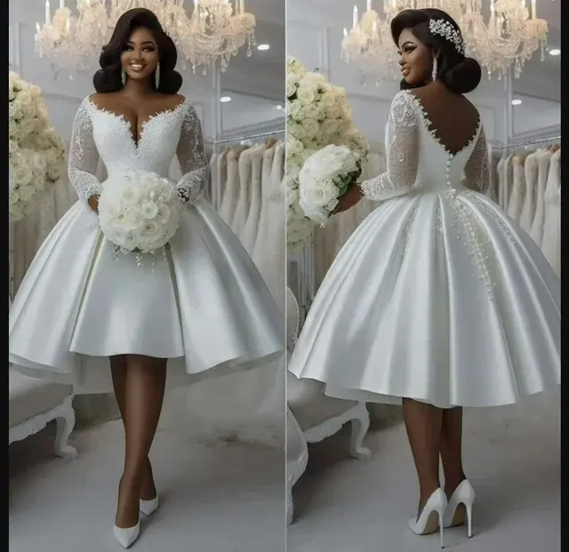 Kurzes Brautkleid 2